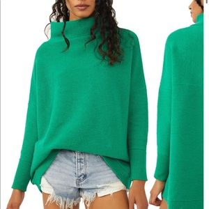 Free people ottoman oversize cashmere sweater size XS NWT